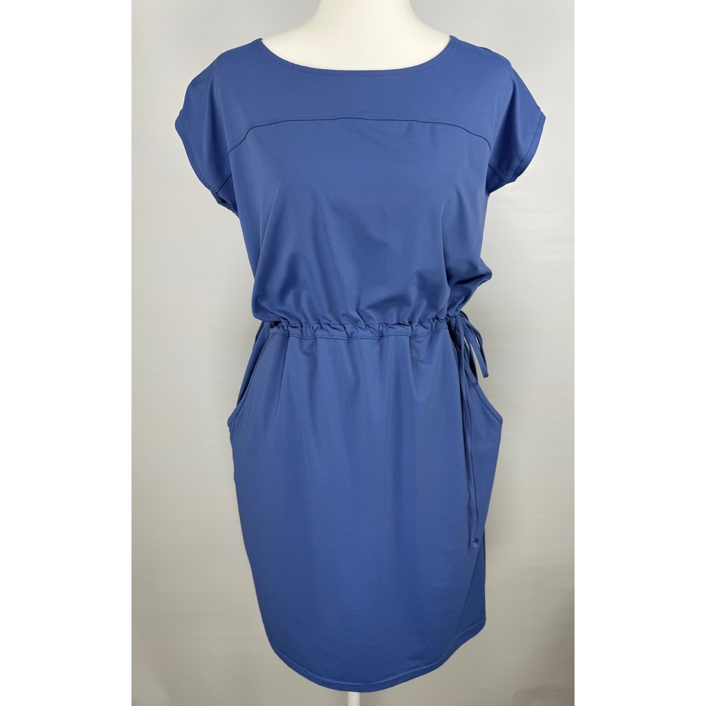 Columbia Cold Bay 2 Dress Women S Blue Drawstring Waist Gorpcore Hiking Travel